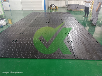 no delaminate heavy equipment temporary trackway mat